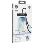 Custodia Impermeabile TechOneTech per Smartphone fino a 7 - Con Ciondolo - Resistenza IPX8 - Realizzata in PVC