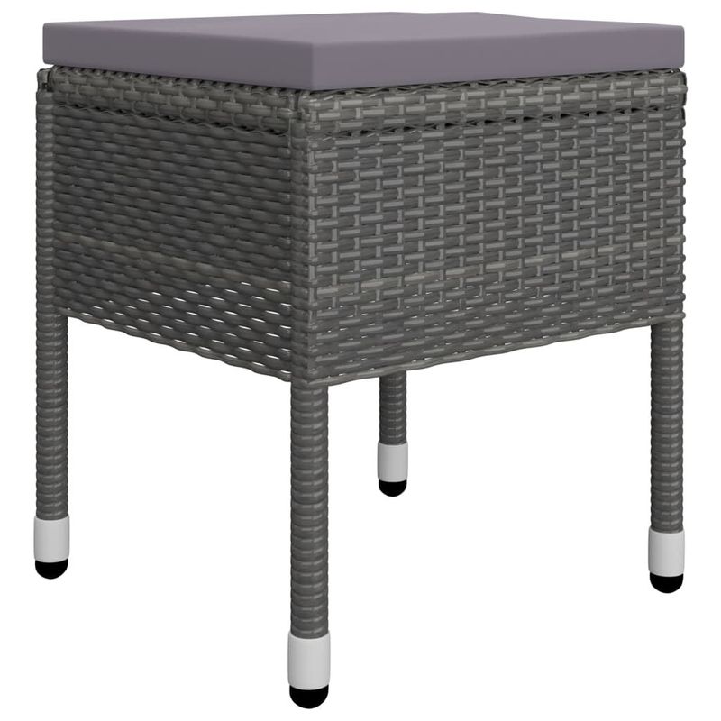 Set-Mobili-da-Pranzo-per-Giardino-5-pz-Grigio