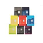 FABRIANO Taccuino c/elastico EcoQua Plus cucito f.to A5 80 fogli 5mm artracite Fabriano