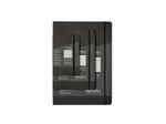 FABRIANO-Taccuino-c-elastico-EcoQua-Plus-cucito-f.to-A5-80-fogli-5mm-artracite-Fabriano