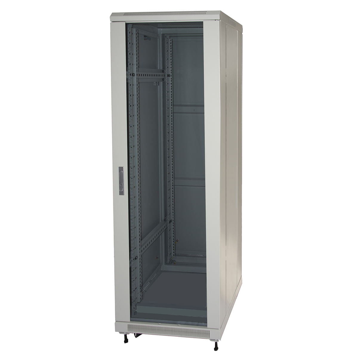 Link Armadio Rack 19 42U (A)2055 (L)600 (P)600 Colore Grigio Porta Vetro
