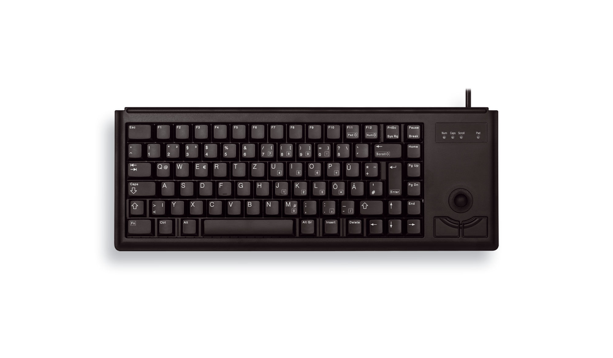 CHERRY G84-4400 tastiera Universale PS/2 QWERTZ Tedesco Nero