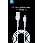 Kintone Cavo Micro Usb 5V 2.1A 1Mt Carica e dati Bianco