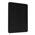 Cover iPad Pro 12.9 2021 in pelle con supporto pencil Nera