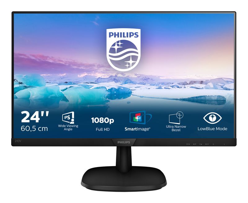 Philips-Monitor-238-Ips-Fhd-5Ms-Vga-Dvi-Hdmi-Lowblue-Mode