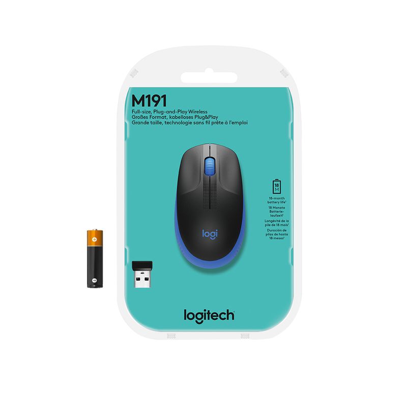Logitech-M190-mouse-Ufficio-Ambidestro-RF-Wireless-Ottico-1000-DPI