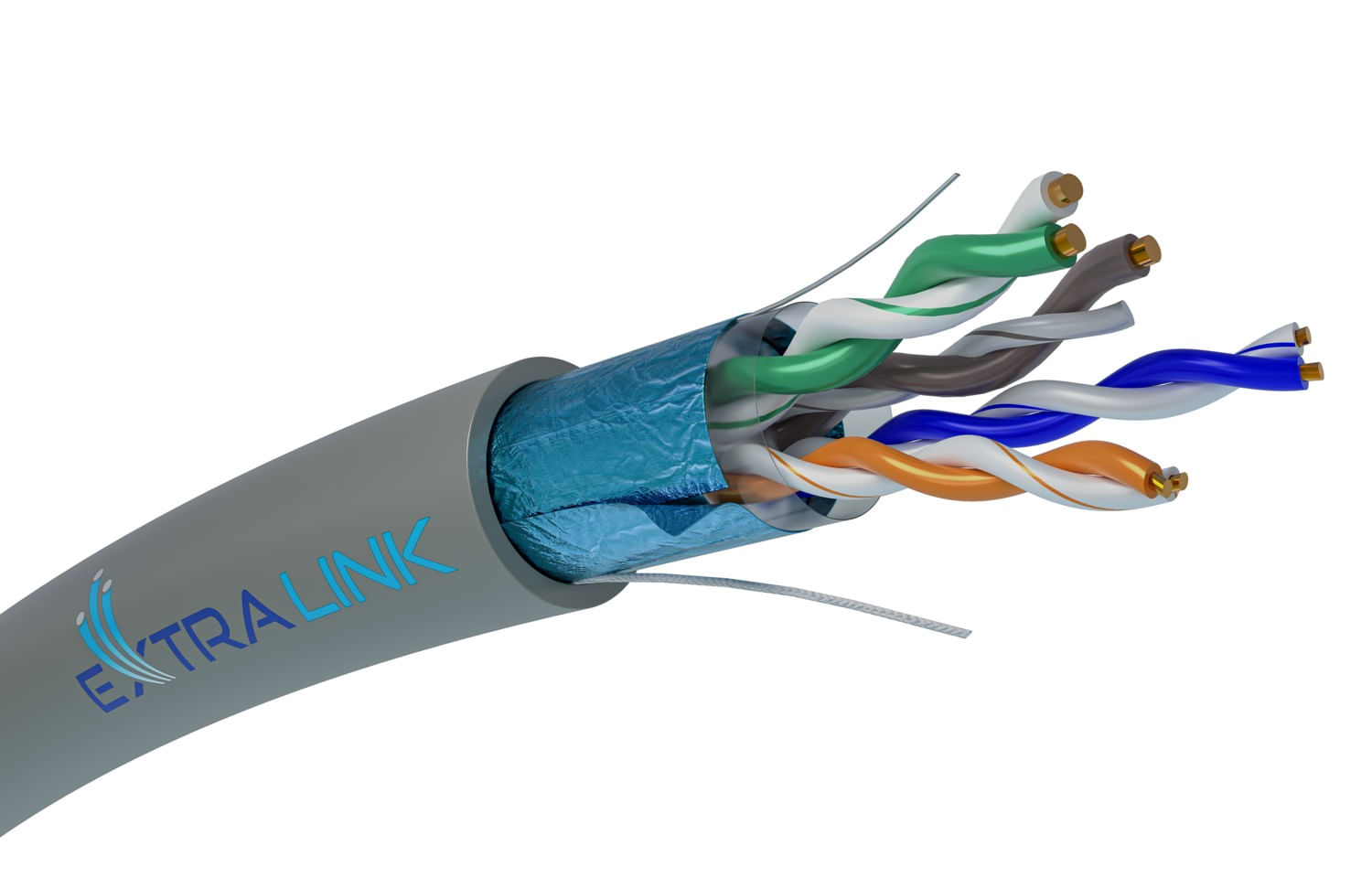 Extralink CAT5E FTP (F/UTP) Interno | Twisted pair | 305M
