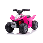 Quad Elettrico a Batteria per Bambina Rosa Macchina Cavalcabile Suoni