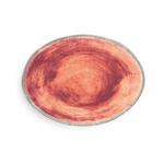 Vassoio ovale grande Terrae rosso