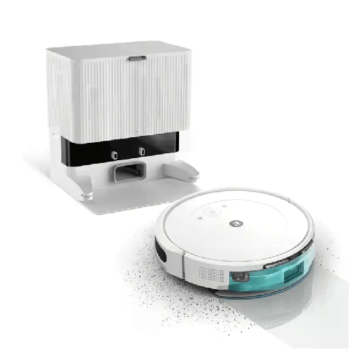 iRobot-Roomba-Combo-2-Essential-con-Stazione-di-Svuotamento-Automatico-Robot-Aspirapolvere-Lavapavimenti-Sistema-di-Pulizia-a-4-Stadi-e-4-Livelli-di-Aspirazione-Controllabile-tramite-App-Bianco