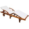 vidaXL-Sedia-a-Sdraio-con-Cuscino-in-Legno-Massello-di-Acacia
