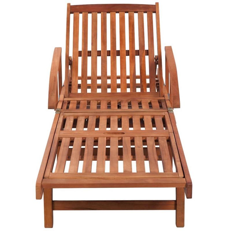 vidaXL-Sedia-a-Sdraio-con-Cuscino-in-Legno-Massello-di-Acacia
