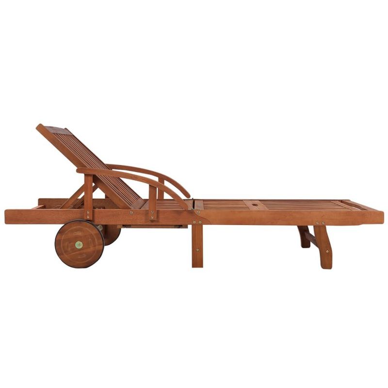 vidaXL-Sedia-a-Sdraio-con-Cuscino-in-Legno-Massello-di-Acacia