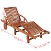 vidaXL-Sedia-a-Sdraio-con-Cuscino-in-Legno-Massello-di-Acacia
