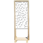 FOGLIE - Separè - Paravento modulabile - 70x190cm - in Legno e PVC Bianco