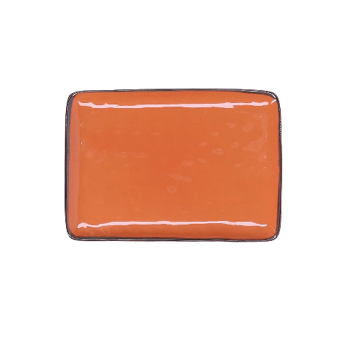 Vassoio rettangolare Concerto arancione  27x19 cm
