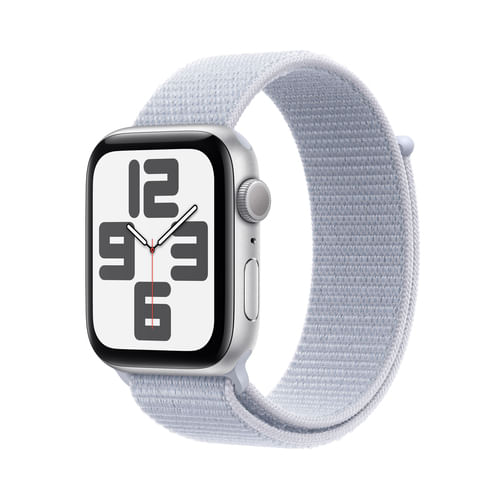 Apple Watch SE OLED 44 mm Digitale 368 x 448 Pixel Touch screen Argento Wi-Fi GPS satellitare (APPLE WATCH SE GPS 44MM S