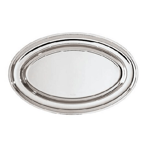 SAMBONET Piatto portata ovale Elite  cm. 54 x 37 acciaio inox