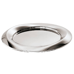 Vassoio tondo  Twist cm.42 acciaio inox