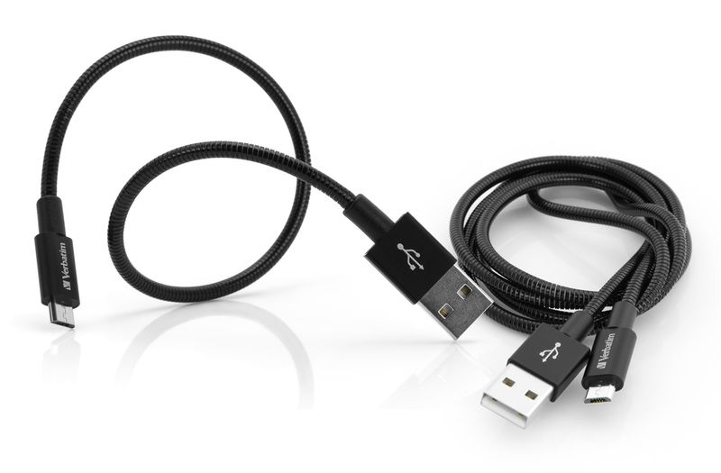 Verbatim-48875-cavo-USB-1-m-USB-3.2-Gen-1--3.1-Gen-1--Micro-USB-A-USB-A-Nero