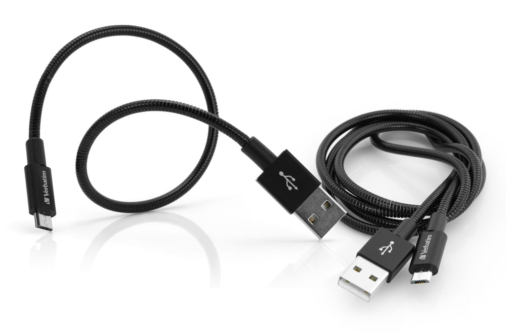 Verbatim 48875 cavo USB 1 m USB 3.2 Gen 1 (3.1 Gen 1) Micro-USB A USB A Nero