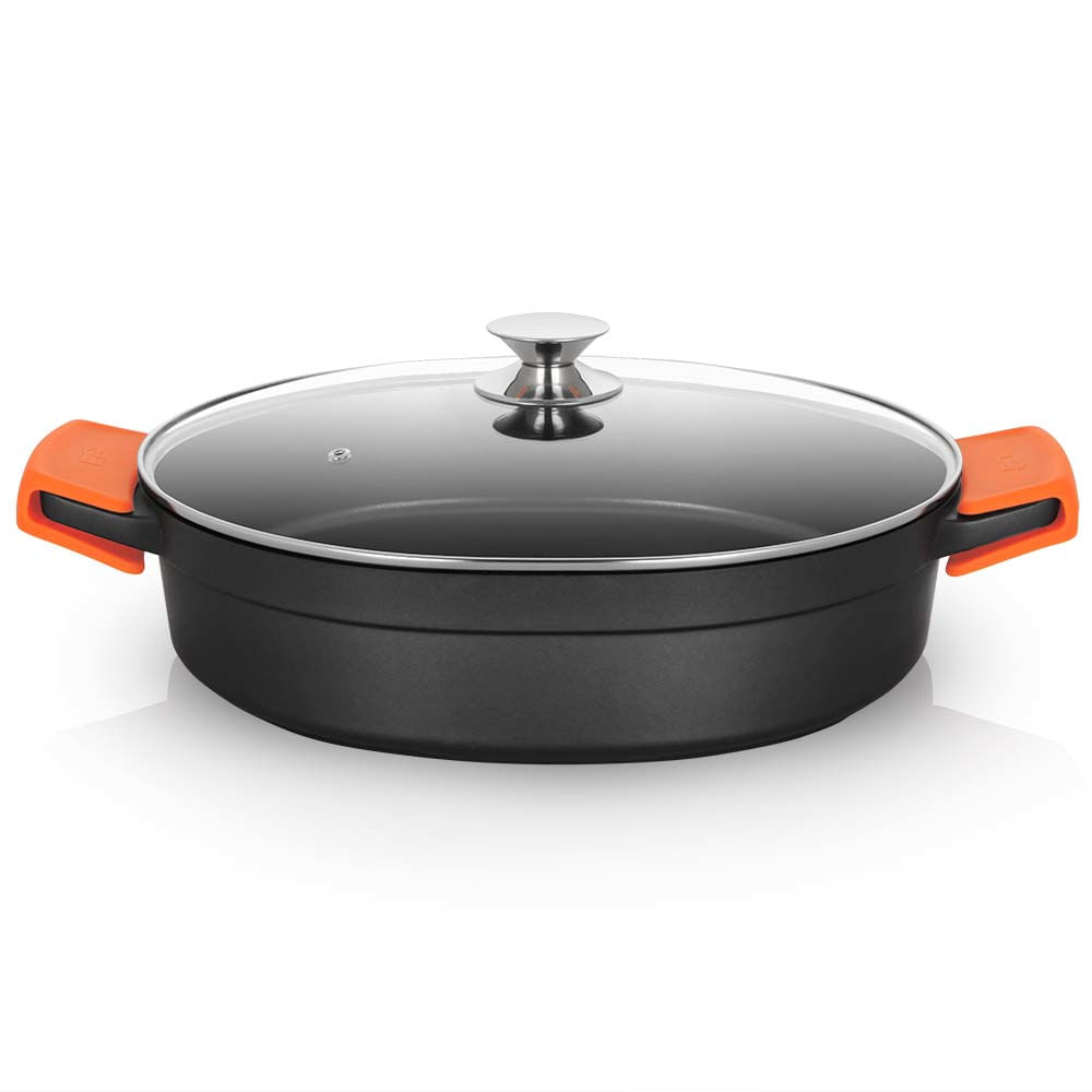 Orbegozo Casseruola Orbegozo CDB 1036 in Alluminio Pressofuso - Versatilità  e Sicurezza in Cucina - Design ergonomico