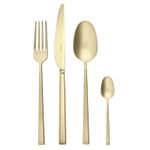 Sambonet Serv.  posate Rock 24 pz. PVD Champagne antique