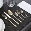 Serv.--posate-Rock-24-pz.-PVD-Champagne-antique