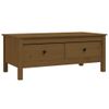 Tavolino-da-Salotto-Miele-100x50x40-cm-Legno-Massello-di-Pino