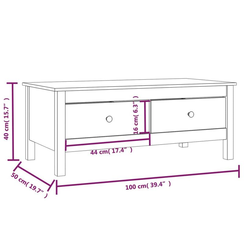 Tavolino-da-Salotto-Miele-100x50x40-cm-Legno-Massello-di-Pino