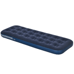 Outsunny Letto Gonfiabile Singolo con Pompa Manuale Inclusa, 73x191x22 cm, Blu