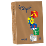 FAVINI Carta LECIRQUE A4 80gr 500fg cuoio 300 FAVINI