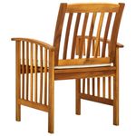 vidaXL-Sedie-da-Pranzo-per-Giardino-3pz-Cuscini-in-Massello-di-Acacia