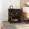 vidaXL-Comodini-2-pz-Rovere-Fumo-39x39x475-cm-in-Legno-Multistrato