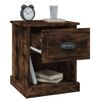 vidaXL-Comodini-2-pz-Rovere-Fumo-39x39x475-cm-in-Legno-Multistrato