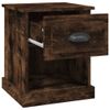 vidaXL-Comodini-2-pz-Rovere-Fumo-39x39x475-cm-in-Legno-Multistrato
