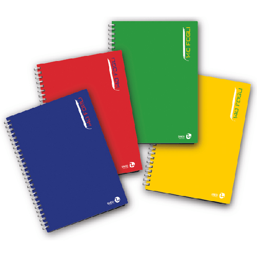 BM BLOCCO NOTES SPIRALATO L/Lungo 22,3x29,7cm 80gr 5mm 140fg BM