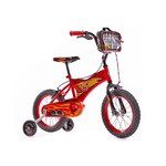 Bicicletta da Bambino Cars Ruota 14 Pollici Bici con Rotelle Freni