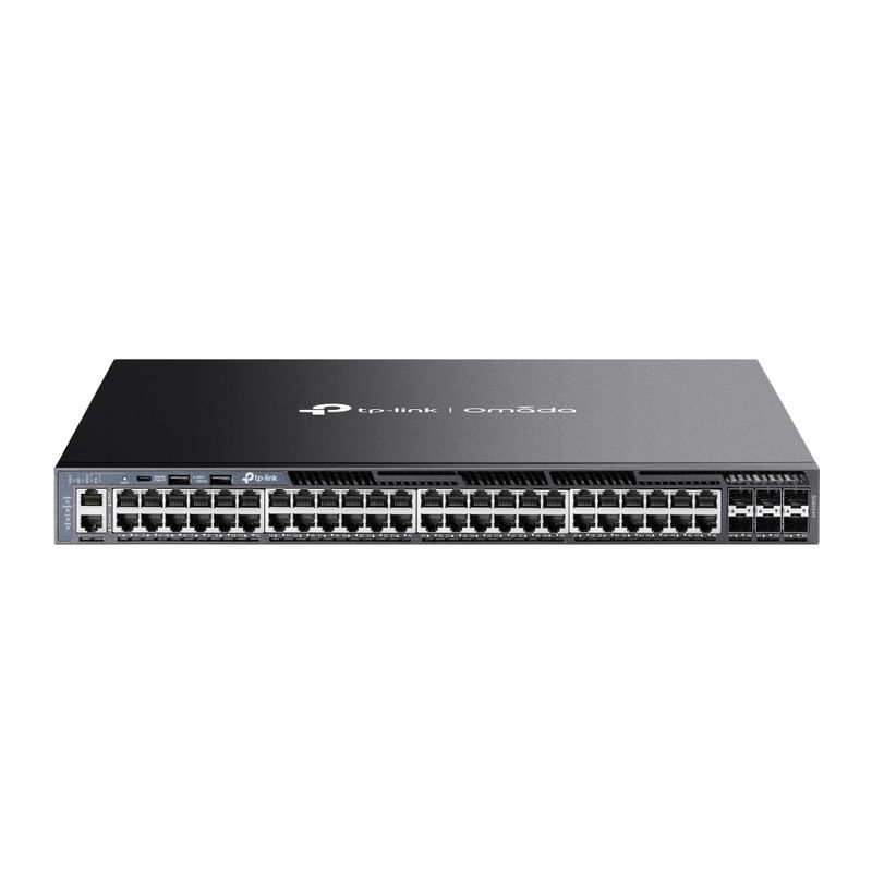 TP-Link-Omada-SG6654X-switch-di-rete-Gestito-L3-Gigabit-Ethernet--10-100-1000--1U-Nero