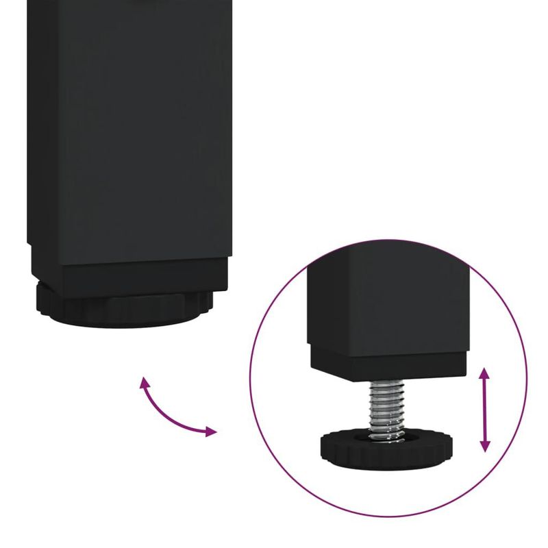 vidaXL-Tavolini-Impilabili-3-pz-Neri-in-Legno-Multistrato