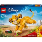 LEGO Disney Simba il Cucciolo del Re Leone Giochi di Fantasia per Bambini e Bambine da 6 Anni Personaggio Giocattolo