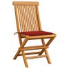 Sedie-da-Giardino-con-Cuscini-Rossi-4-pz-Massello-di-Teak