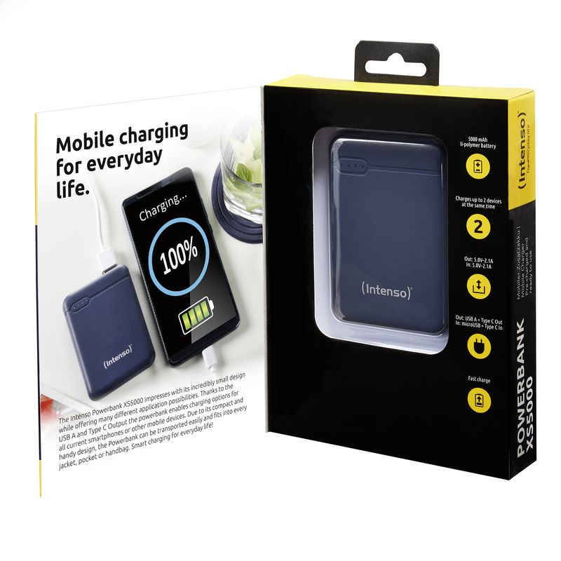 Intenso-XS5000-Batteria-Portatile-Polimeri-di-Litio-5000mAh-Blu