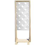 CLASSIC D - Separè - Paravento modulabile - 70x190cm - in Legno e PVC Bianco