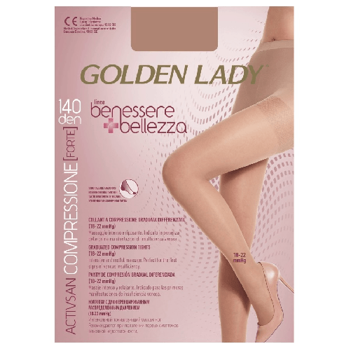 Golden-Lady-Collant-Benessere-140-Den-Taglia-S