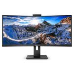 Philips Monitor Curvo 34 Led Va 21:9 3440X1440 500 Cd/M Dp/Hdmi Usb-C Webcam Altezza Multimediale
