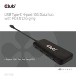 Club3D-Hub-Usb-Gen2-Type-C-A-4X-Usb-Type-C-10Gbps