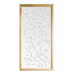 NANOTECH - Moduli Decorativi in Legno e PVC nero / 47x94 cm