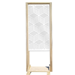 CUBIC - Separè¨ - Paravento modulabile - 70x190cm - in Legno e PVC Nero