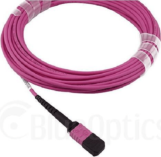 Cavo patch multimodale OM4 MPO-4xLC compatibile X66205-15 da 15 metri